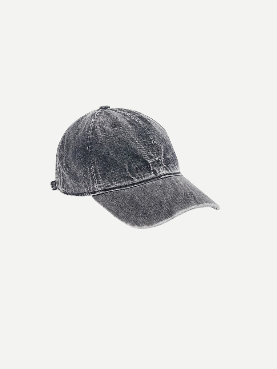 Anine Bing Jeremy Baseball Cap in Oyster Grey