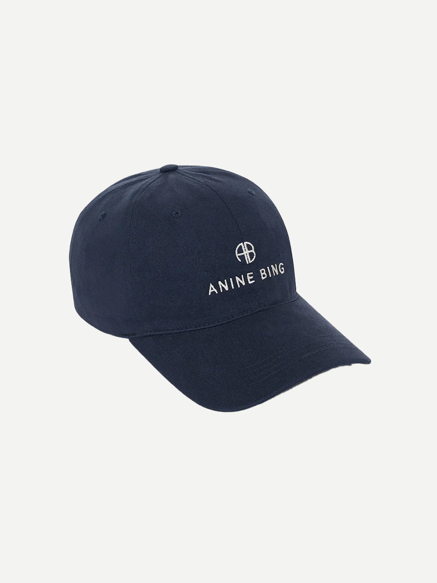 Anine Bing Jeremy Baseball Cap in Washed Navy
