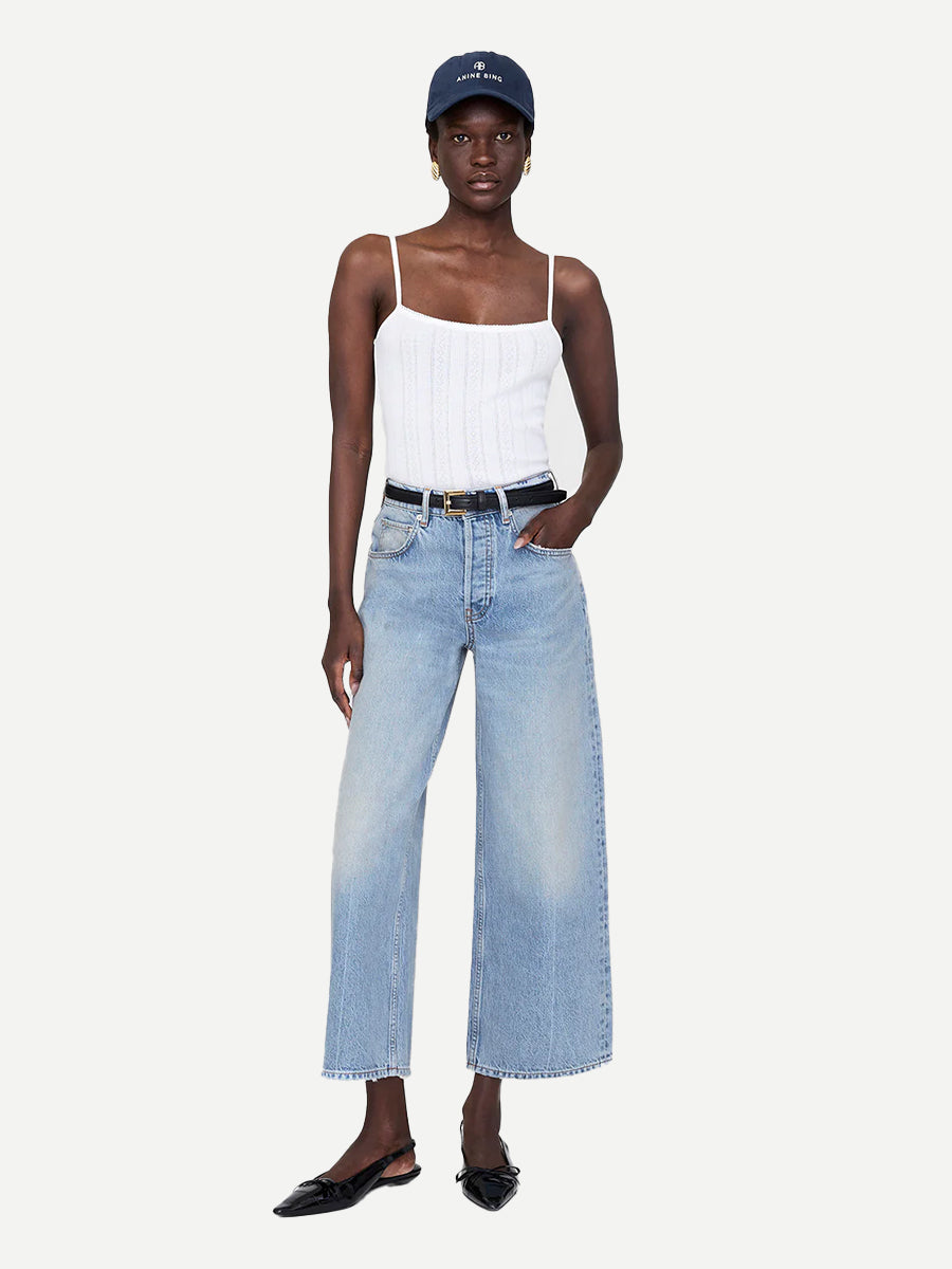 Anine Bing Jeremy Baseball Cap in Washed Navy