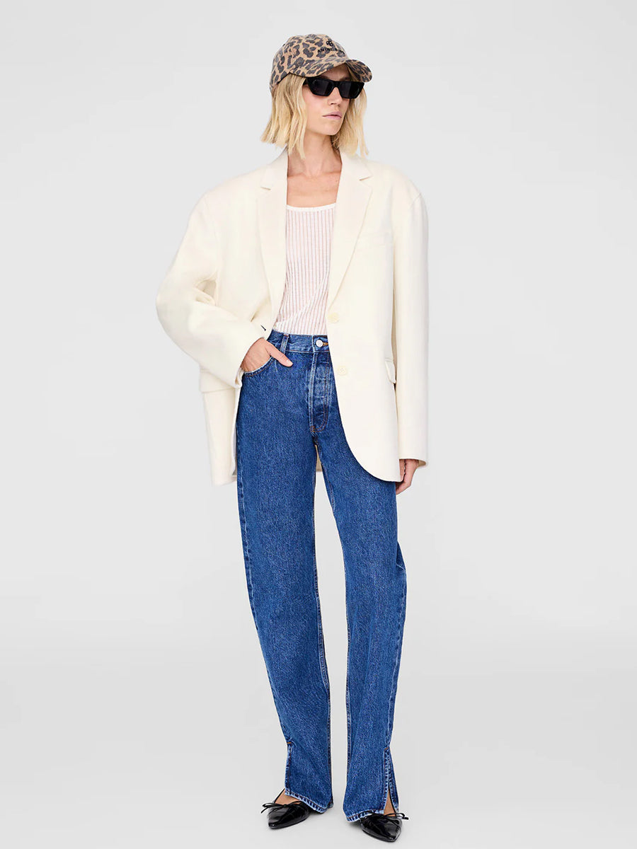 Anine Bing Jeremy Baseball Cap in Leopard