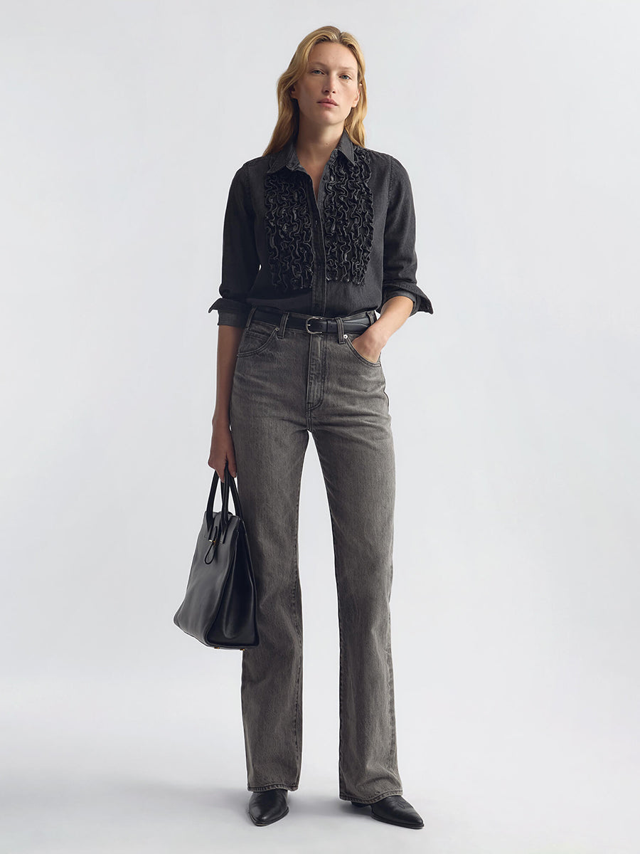 Joan Jean in Ash Grey Wash
