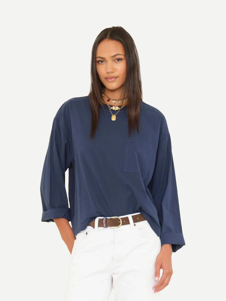 Xirena Jordana Top in Navy