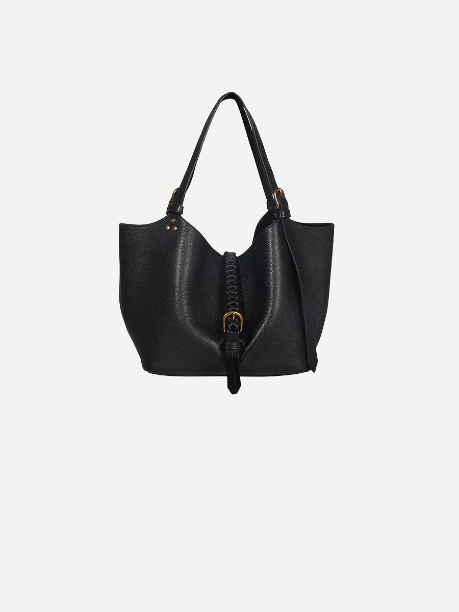 Jerome Dreyfuss Joseph Small Bag in Noir Brass