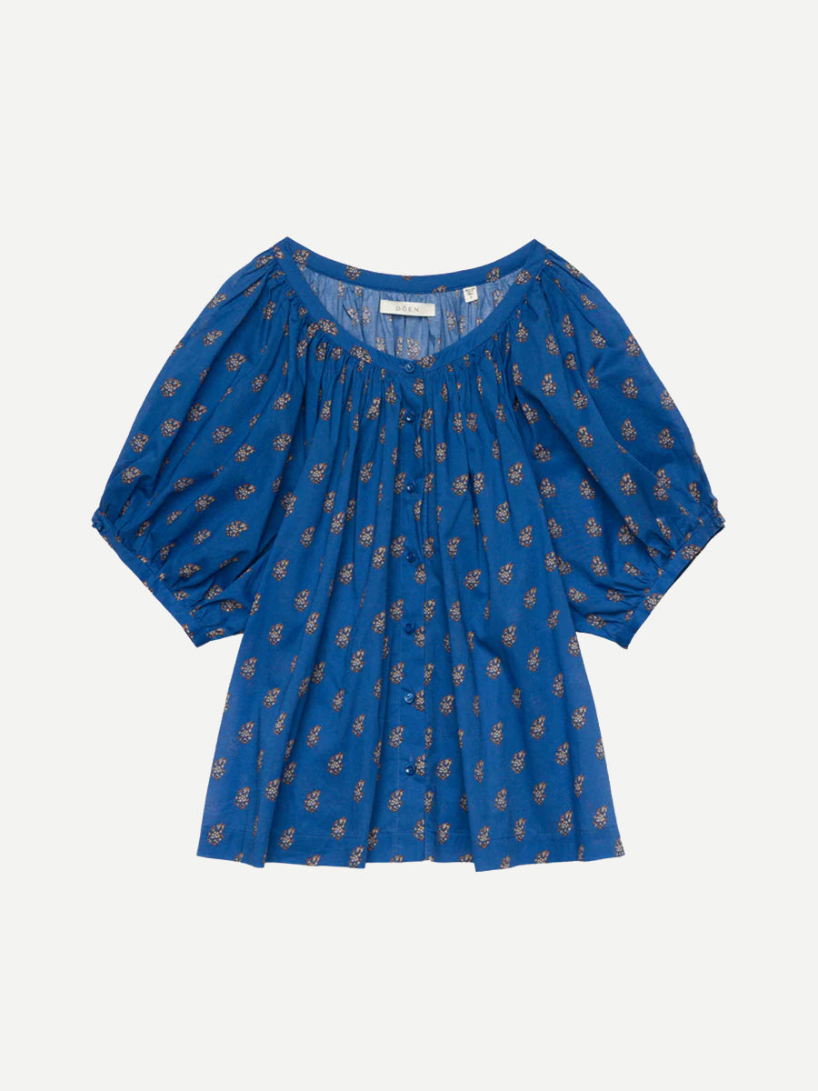 Doen June Top in Eartha Paisley