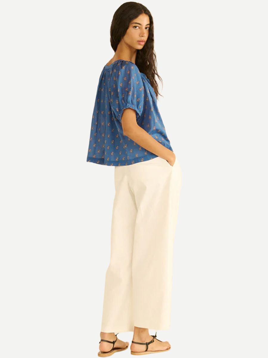June Top in Eartha Paisley