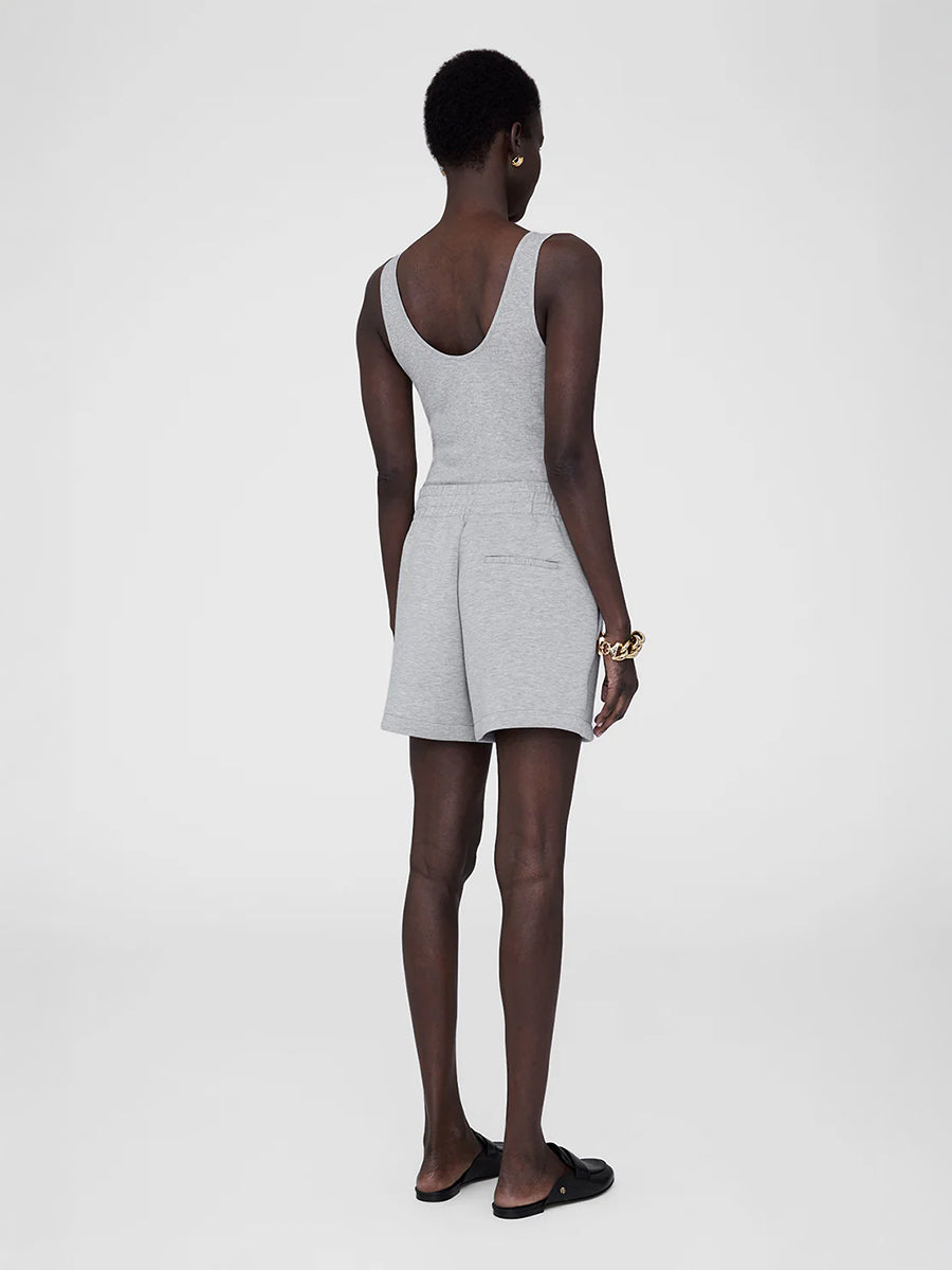 Kam Short Framed Monogram in Heather Grey