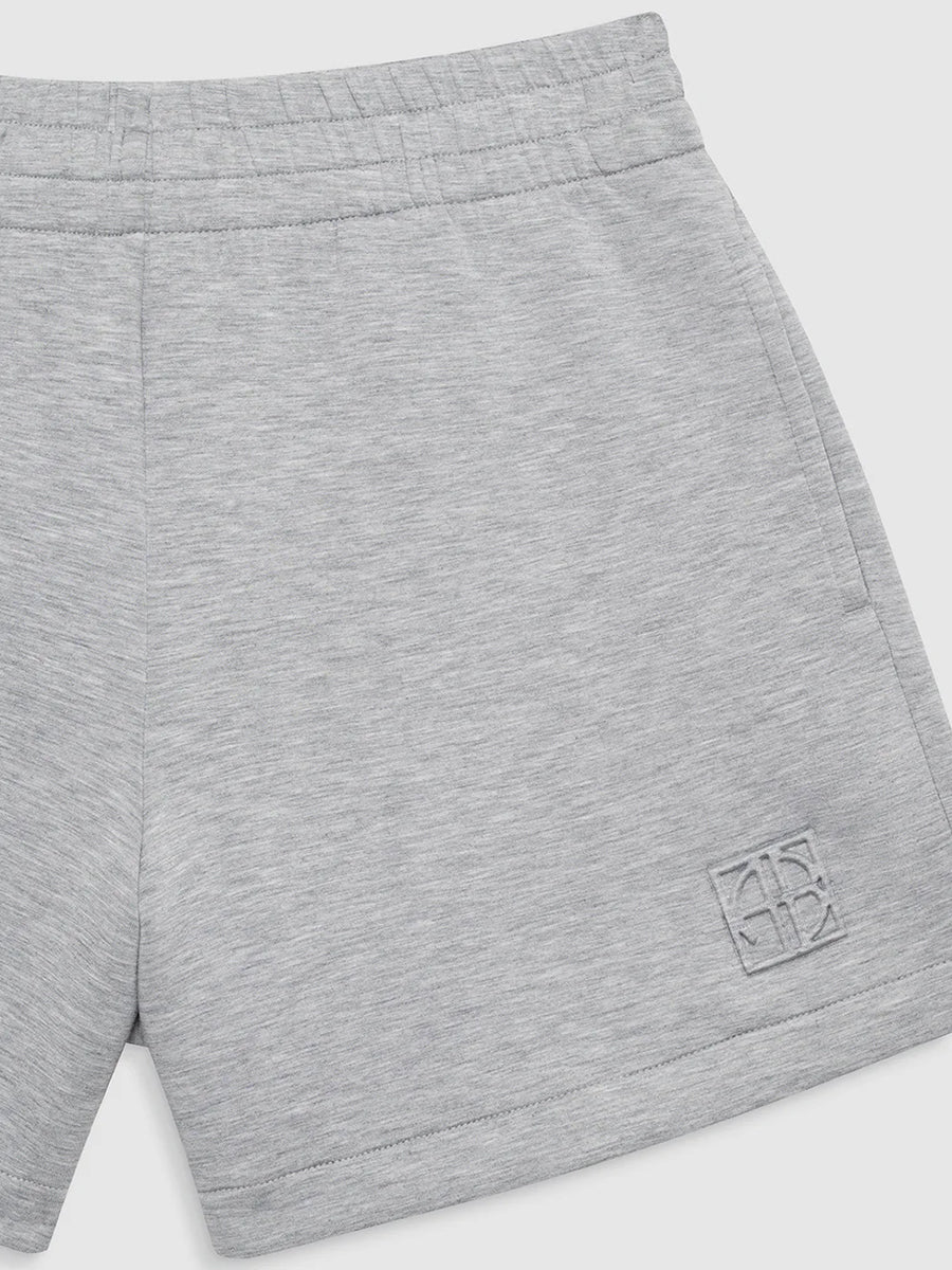 Kam Short Framed Monogram in Heather Grey