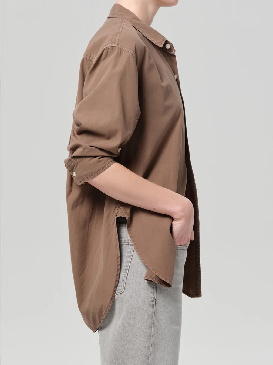 Kayla Shirt in Cocoa