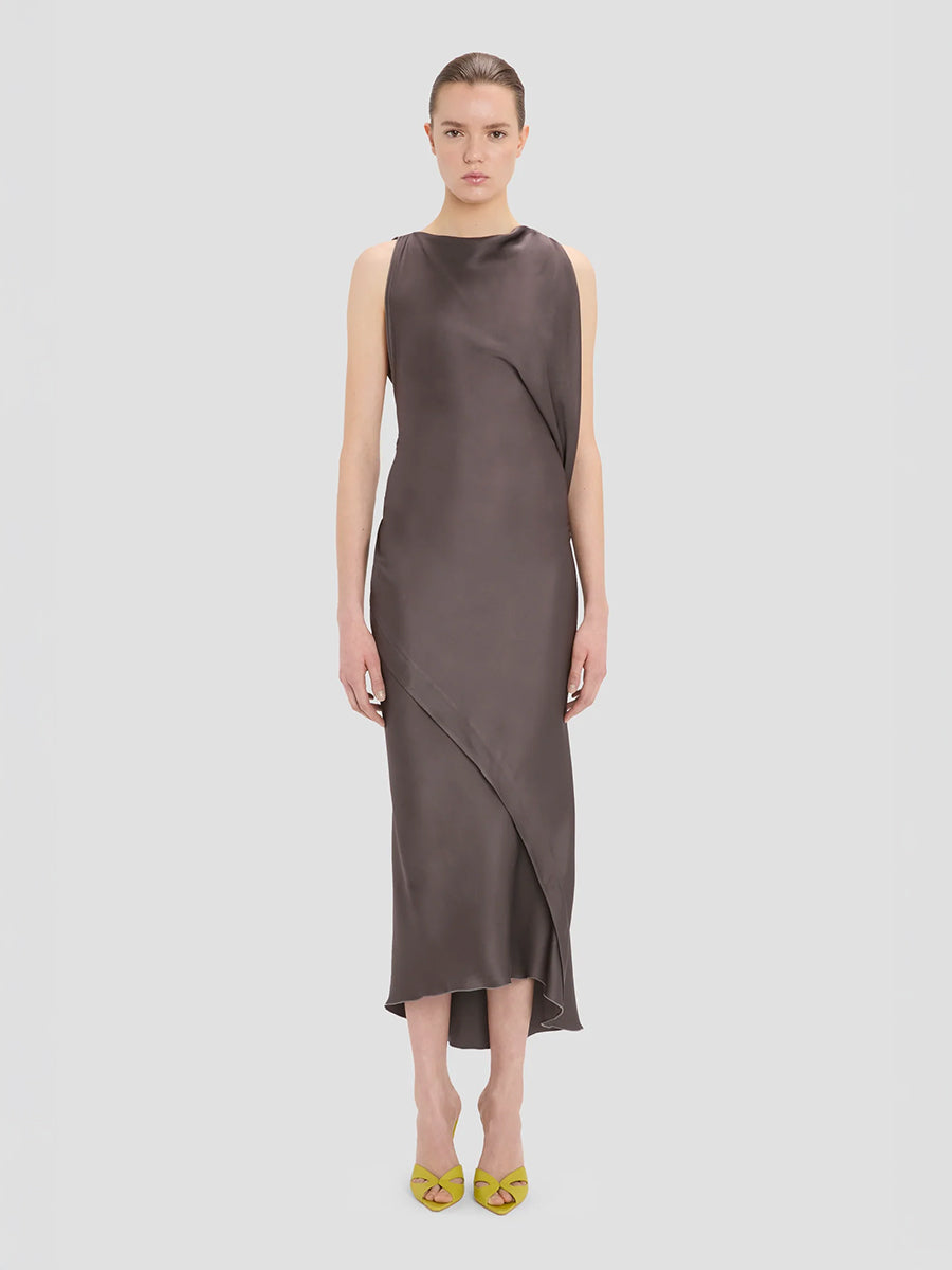 Kyra Midi Dress in Ore