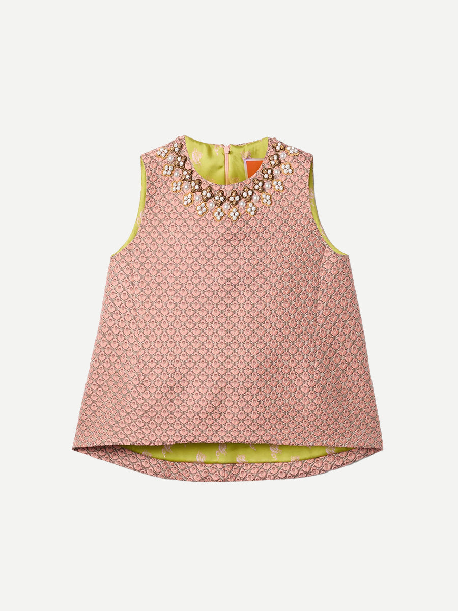 La DoubleJ La Scala Top in Pale Pink