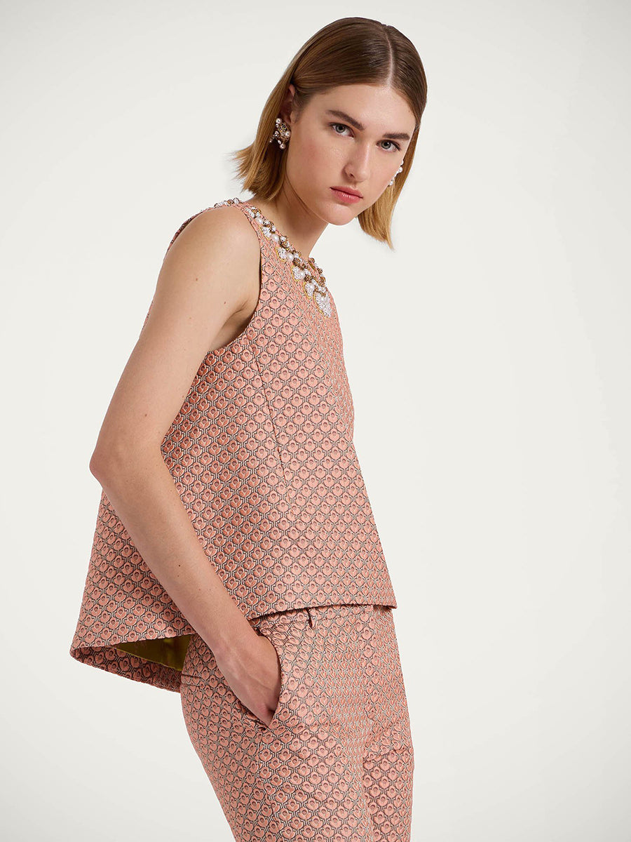La DoubleJ La Scala Top in Pale Pink