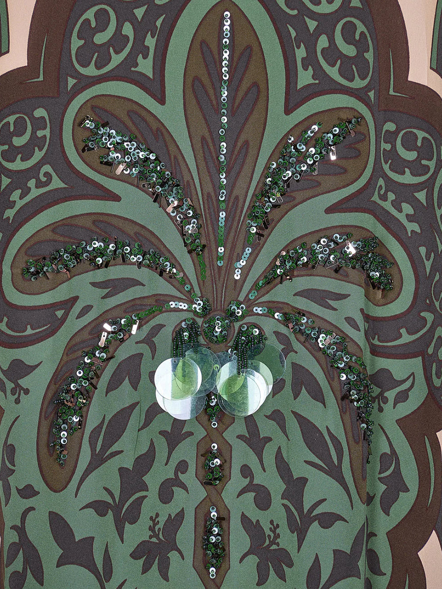 Landscapes Maxi Dress in Palma Sevillana