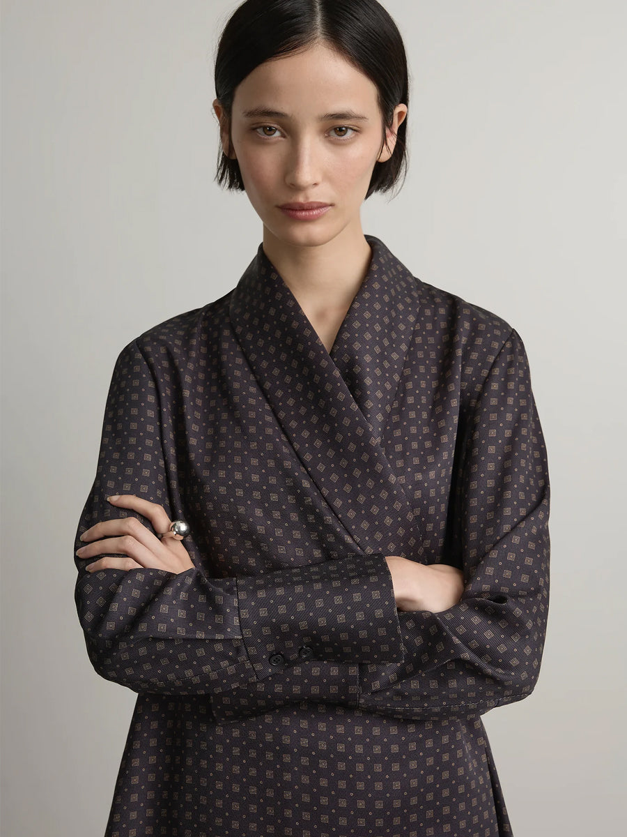 Lea Shirt in Ink Foulard