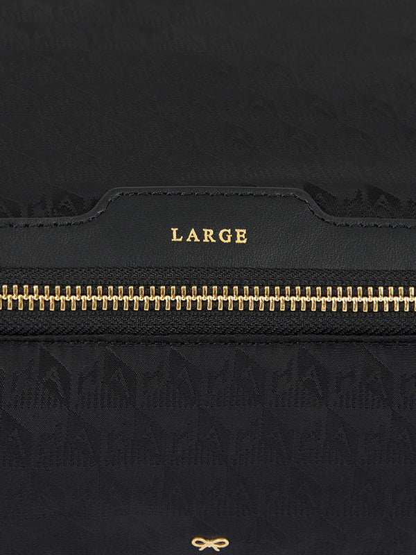 Logo Large Packing Cube in Black