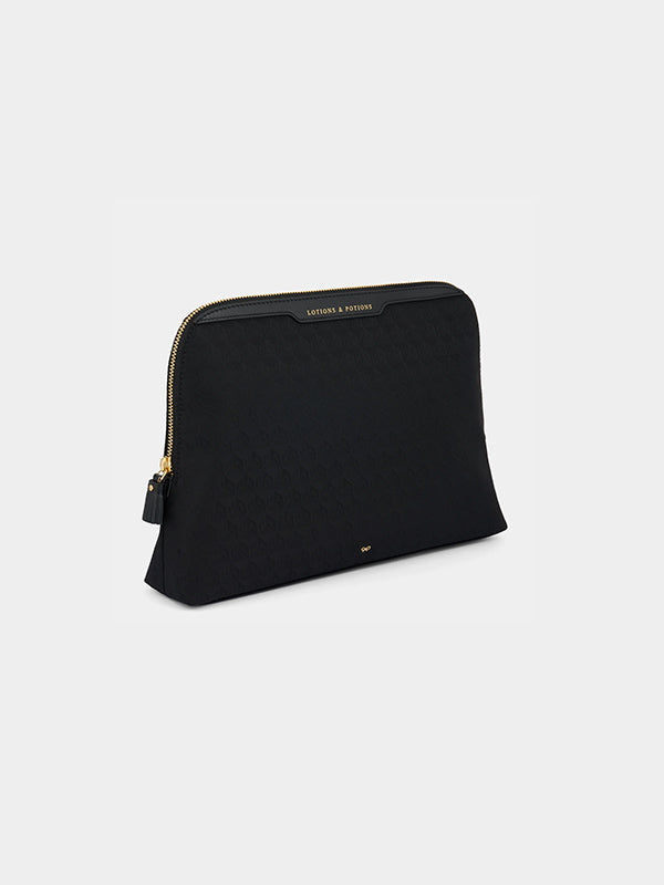 Logo Lotions and Potions Pouch in Black