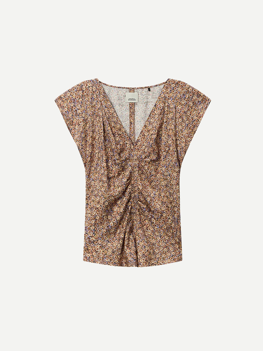 Isabel Marant Lonea Top in Ochre