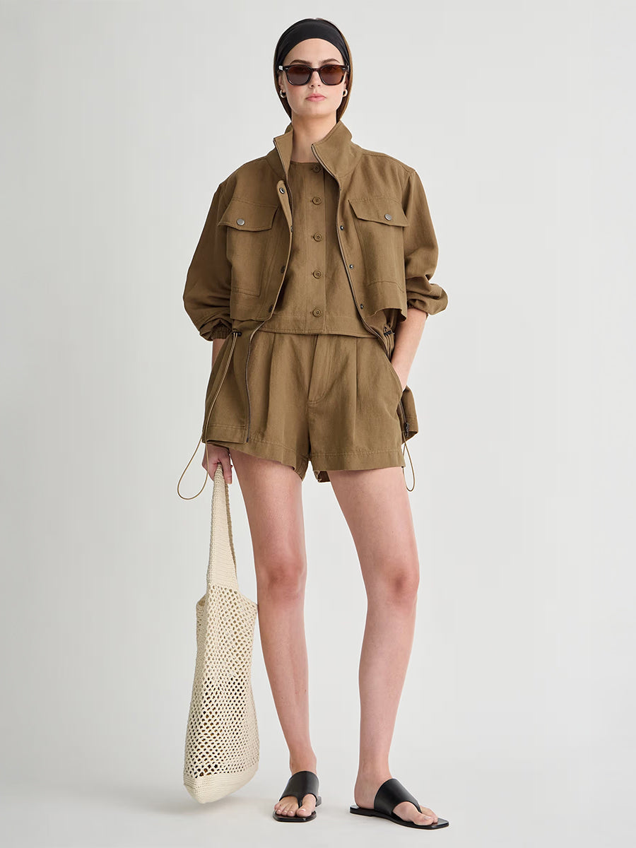 Apiece Apart Long Selva Jacket in Tobacco