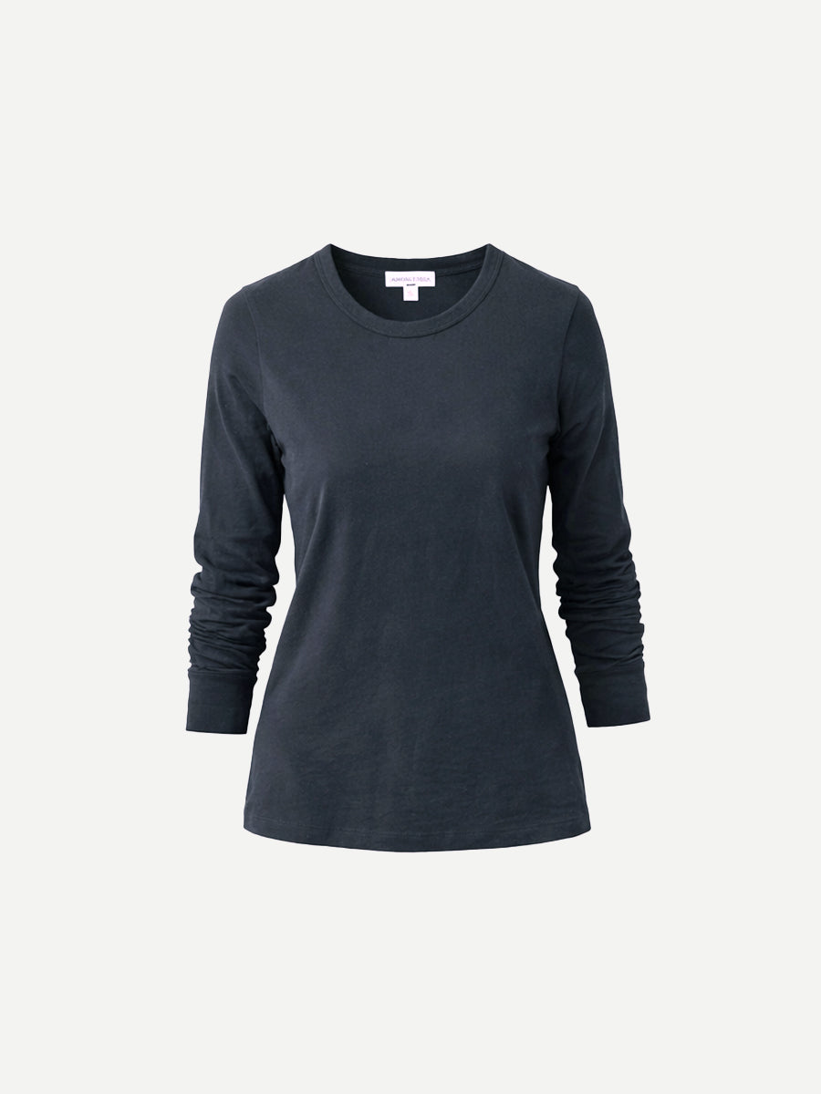 JAMES PERSE | Long Sleeve Slub Tee in Deep