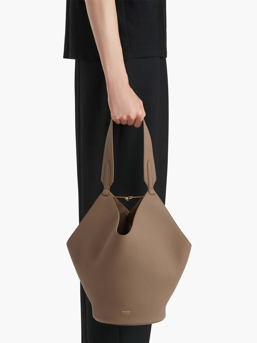 Lotus Small Tote in Mokka