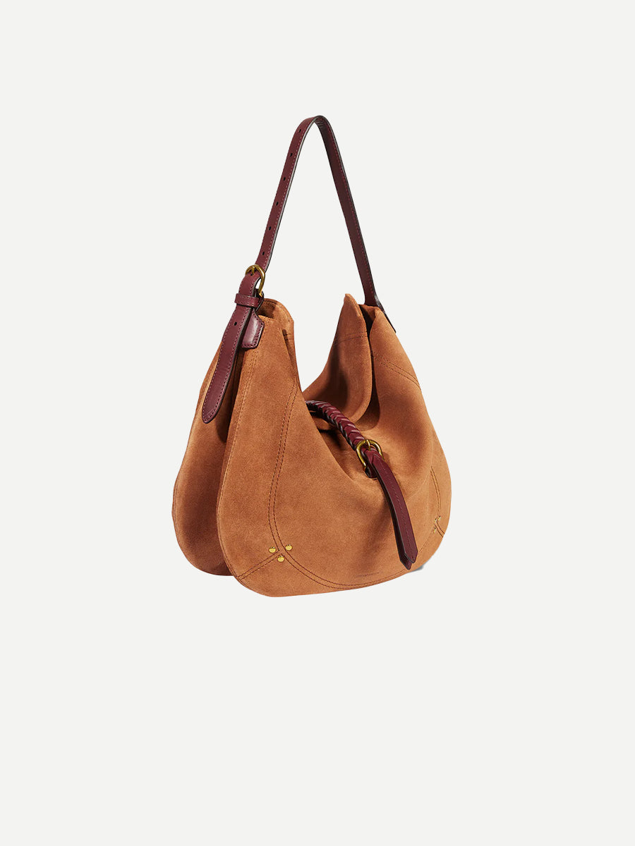 Jerome Dreyfuss Luis Braided Shoulder Bag in Caramel