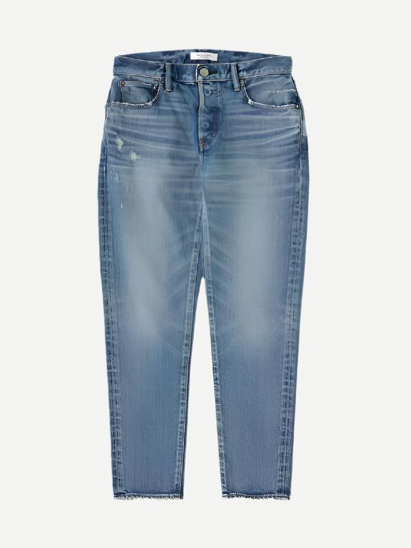 Moussy Vintage | MV Annesdale Tapered-Mid in Blue