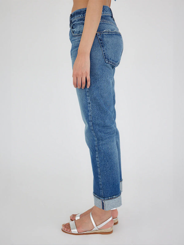 Moussy Vintage | MV Foxwood Straight in Blue