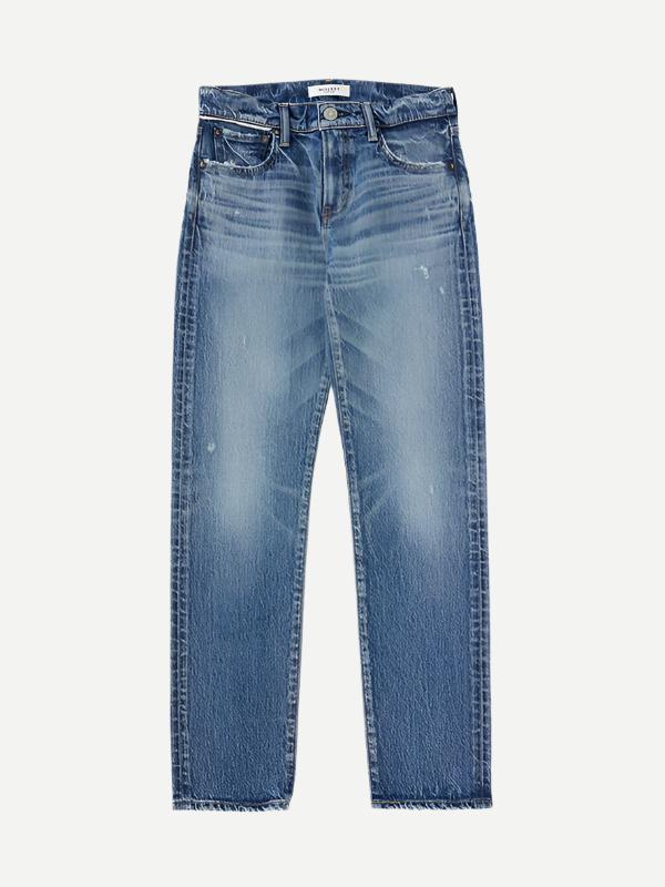 Moussy Vintage | MV Mallard Slim Straight in Dark Blue