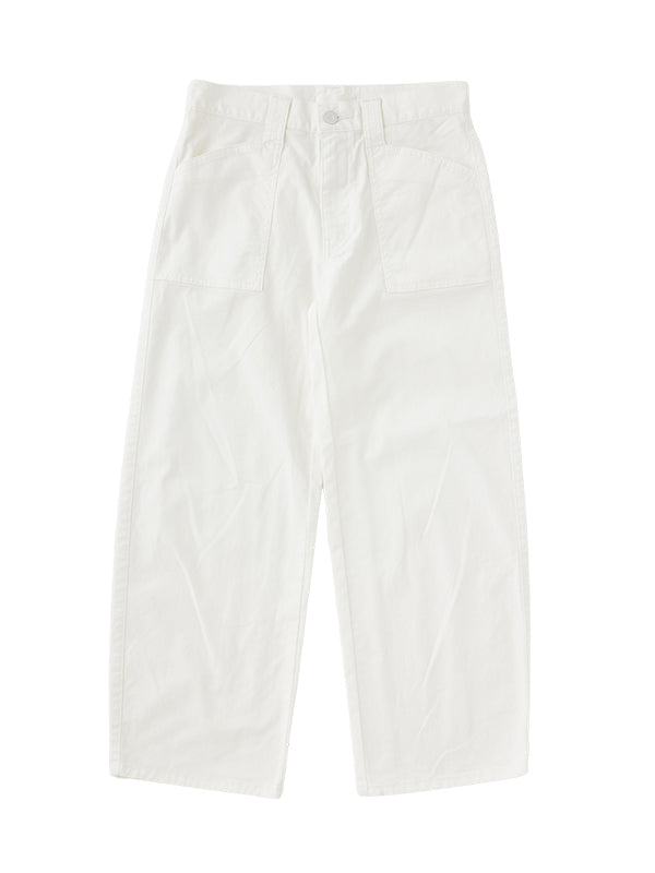 Moussy Vintage | MV Rancho Gusset Cargo Pants in White