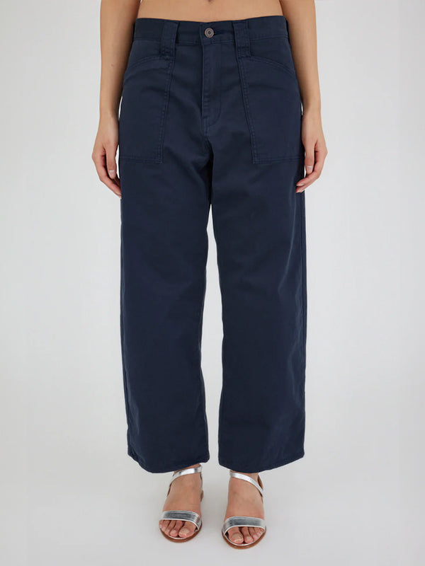 Moussy Vintage | MV Scofield Gusset Cargo Pants in Navy