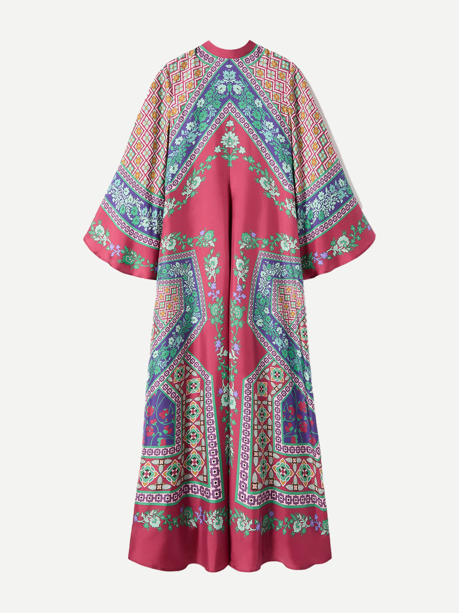 Magnifico Dress in Regalia Placee Red