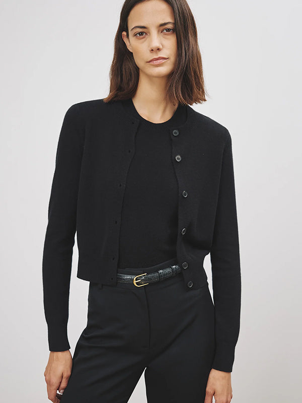 Nili Lotan | March Cardigan in Black