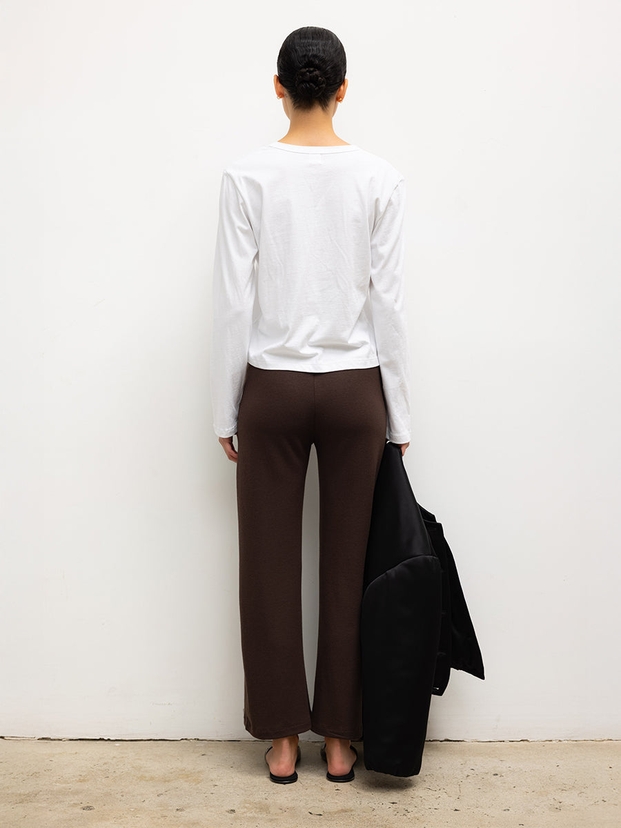 Margo Long Sleeve Tee in White