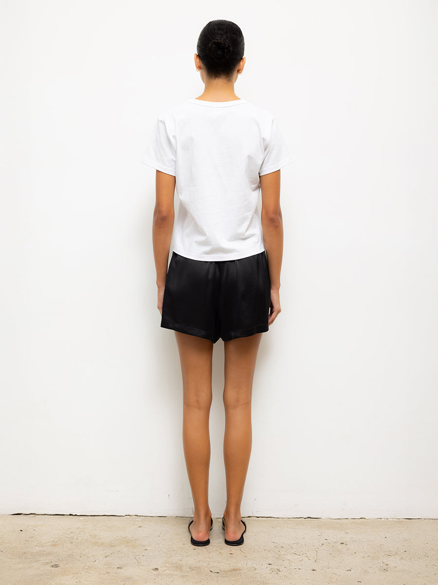 Margo V-Neck Tee in White