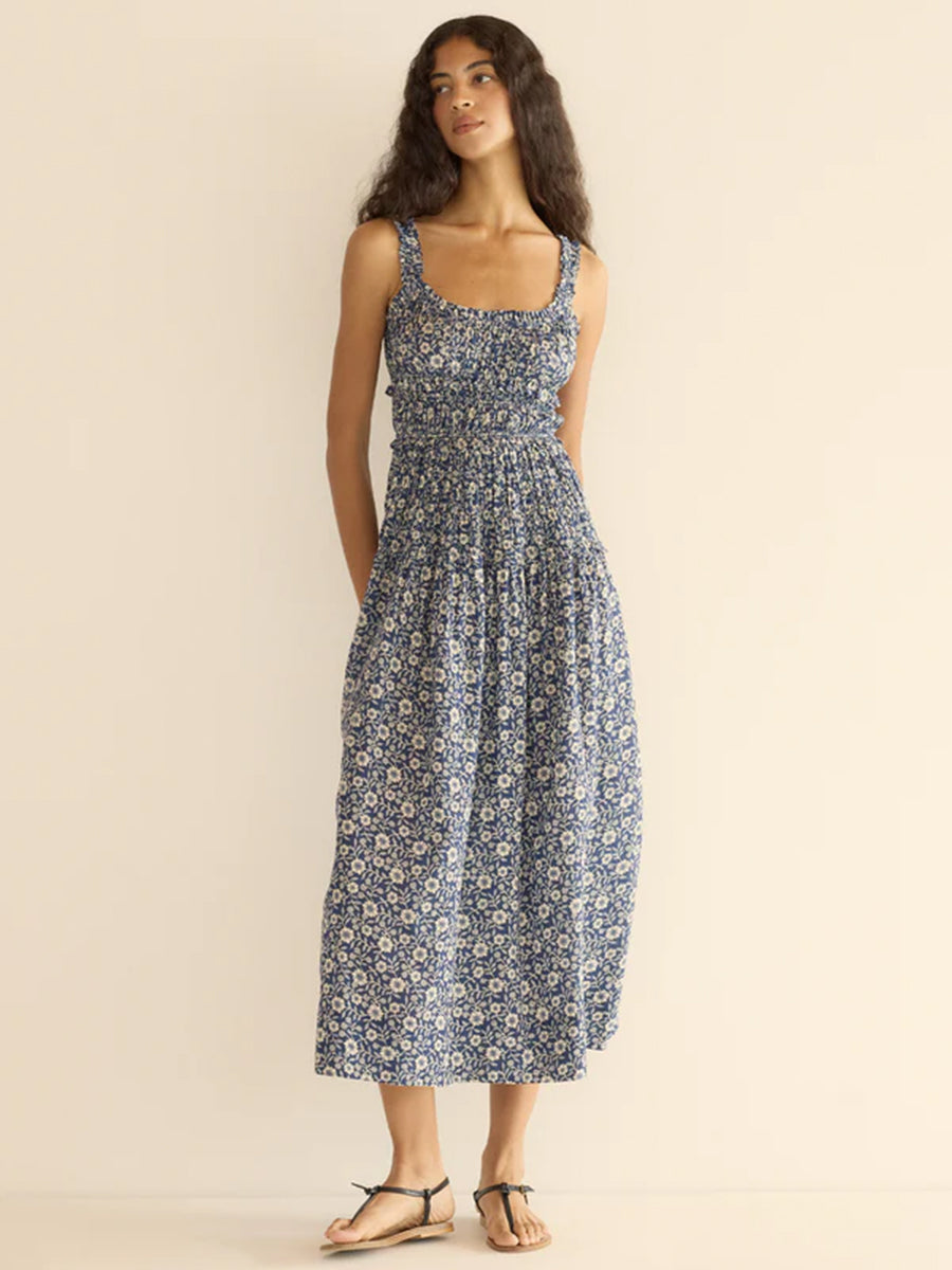 Doen Marianne Dress in Jessamine Calico