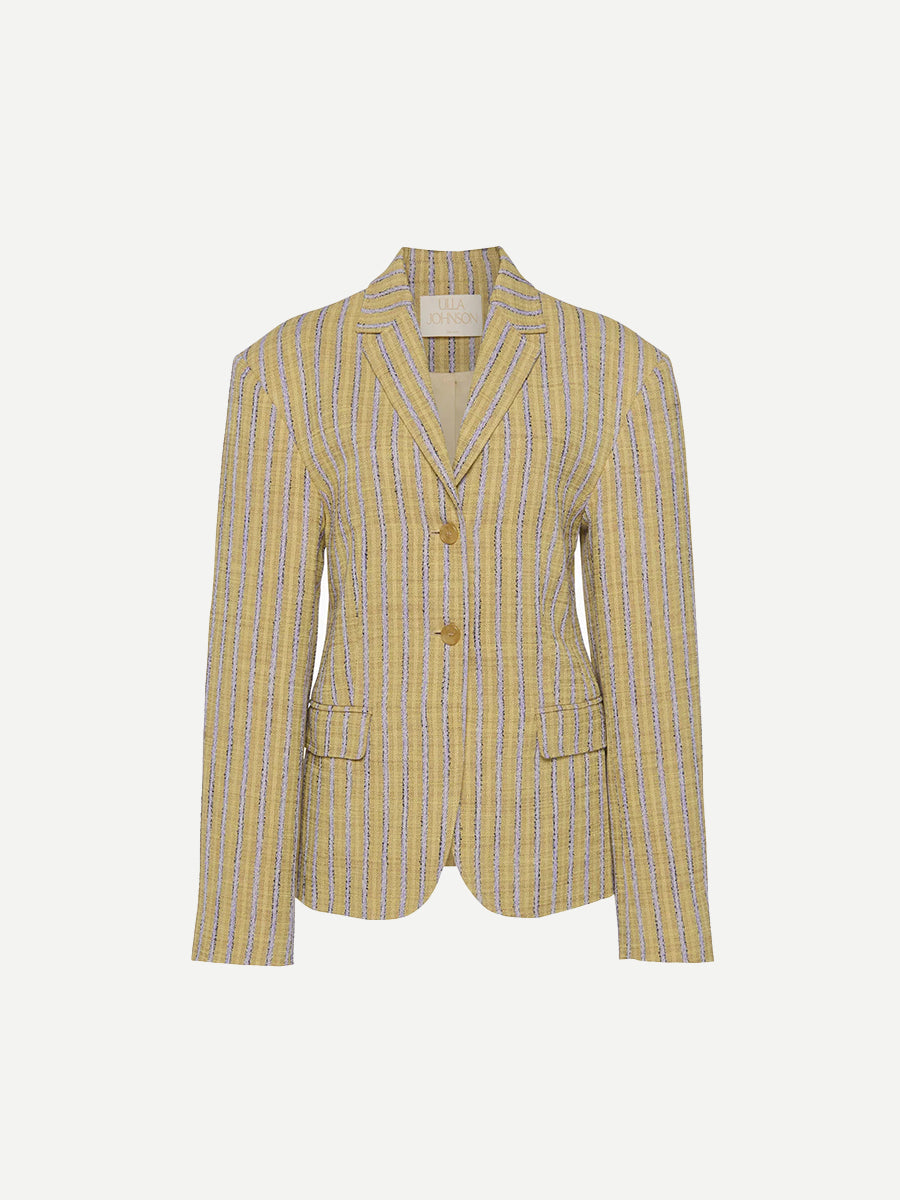 Ulla Johnson Matteo Tailored Blazer in Agave