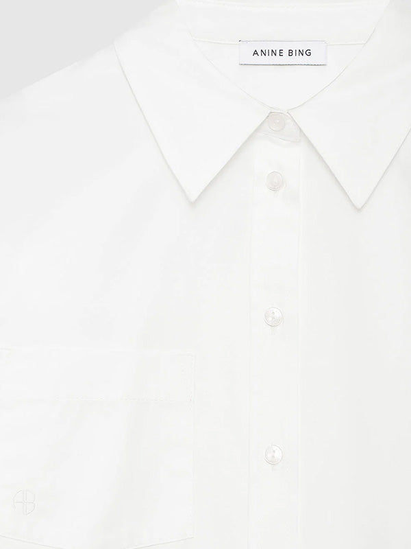 Anine Bing | Maxine Shirt in White