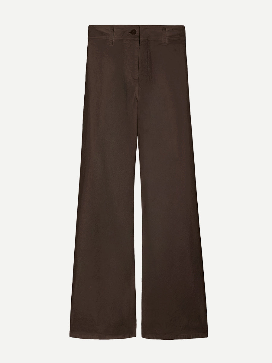 Nili Lotan Megan Pant in Chocolate Brown | Shop Now at Adam Heath In Store and Online, Western Australia