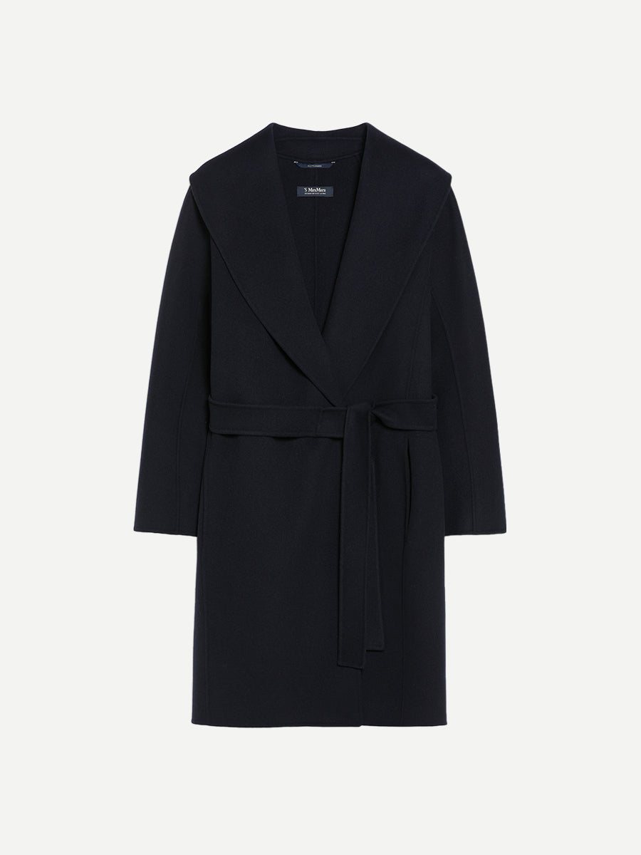 'S Max Mara Messi Coat in Midnight Blue