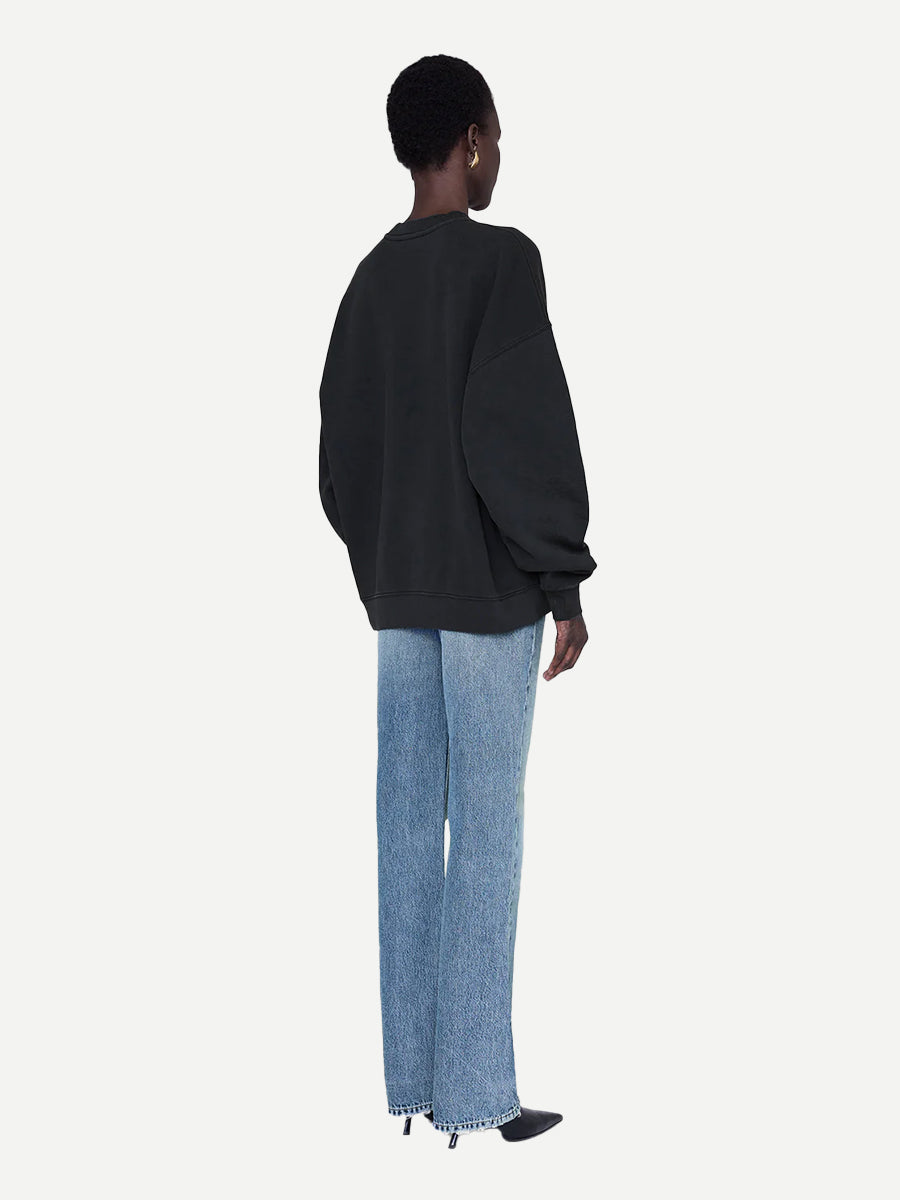 Anine Bing Miles Sweatshirt Chenille Signature