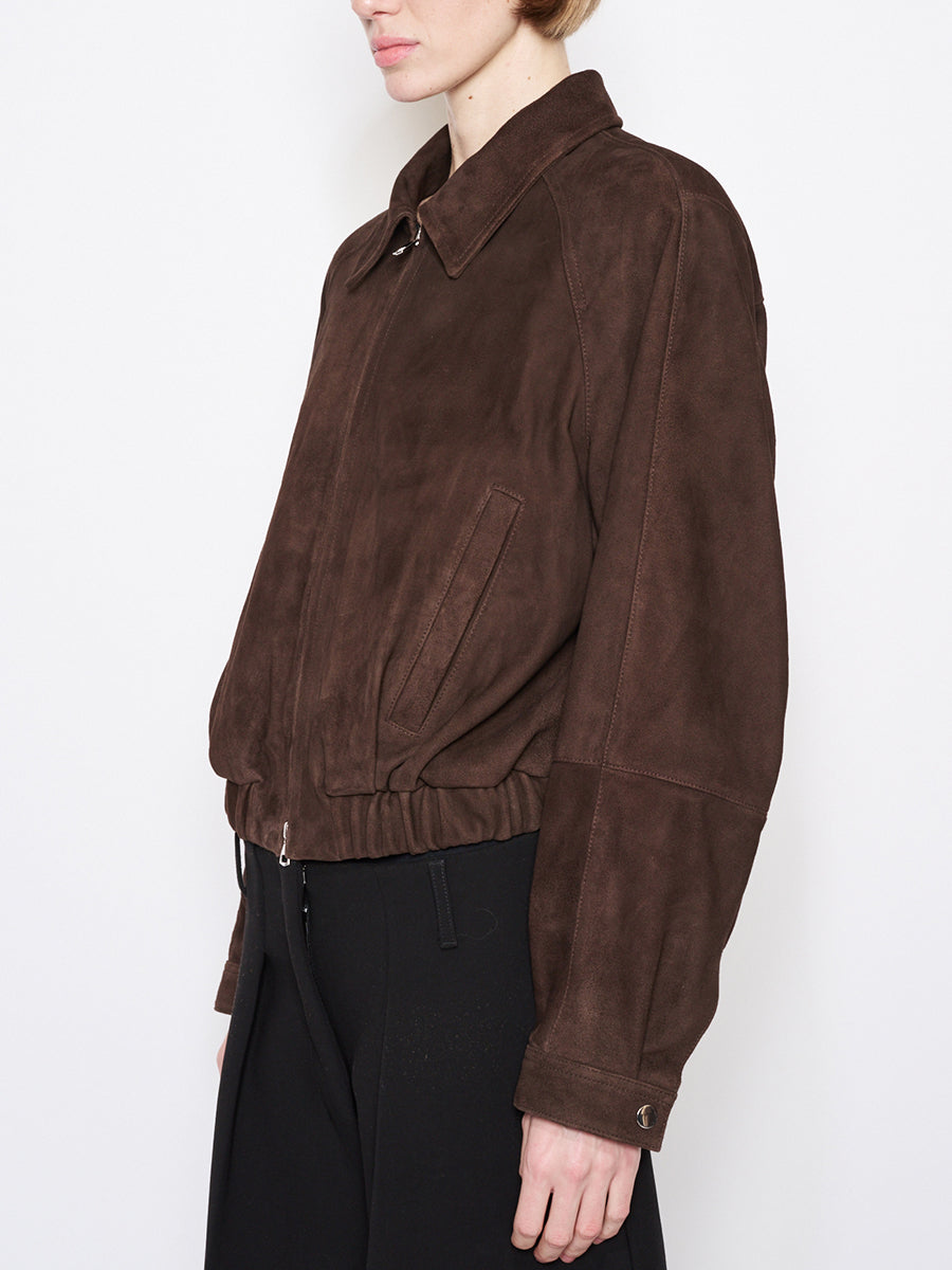 Mimi Suede Jacket in Chocolate