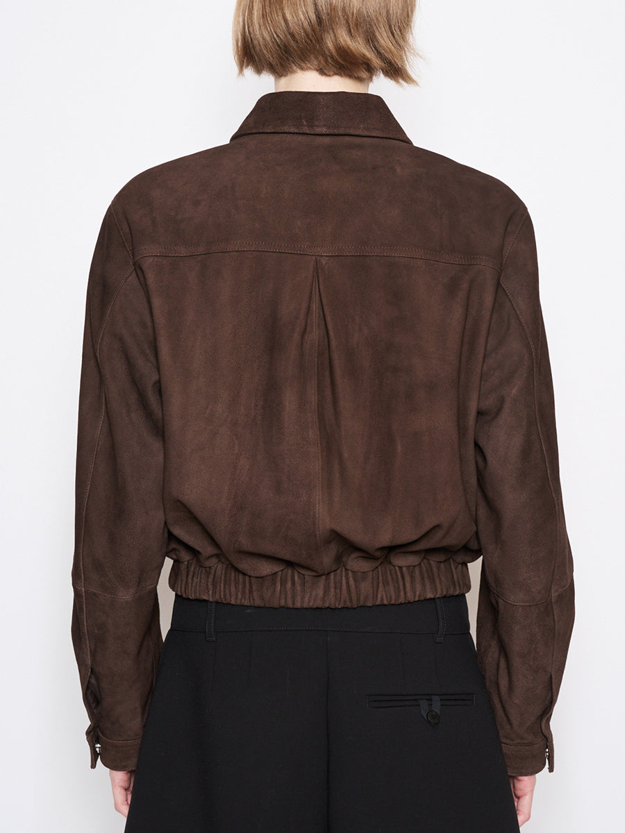 Mimi Suede Jacket in Chocolate