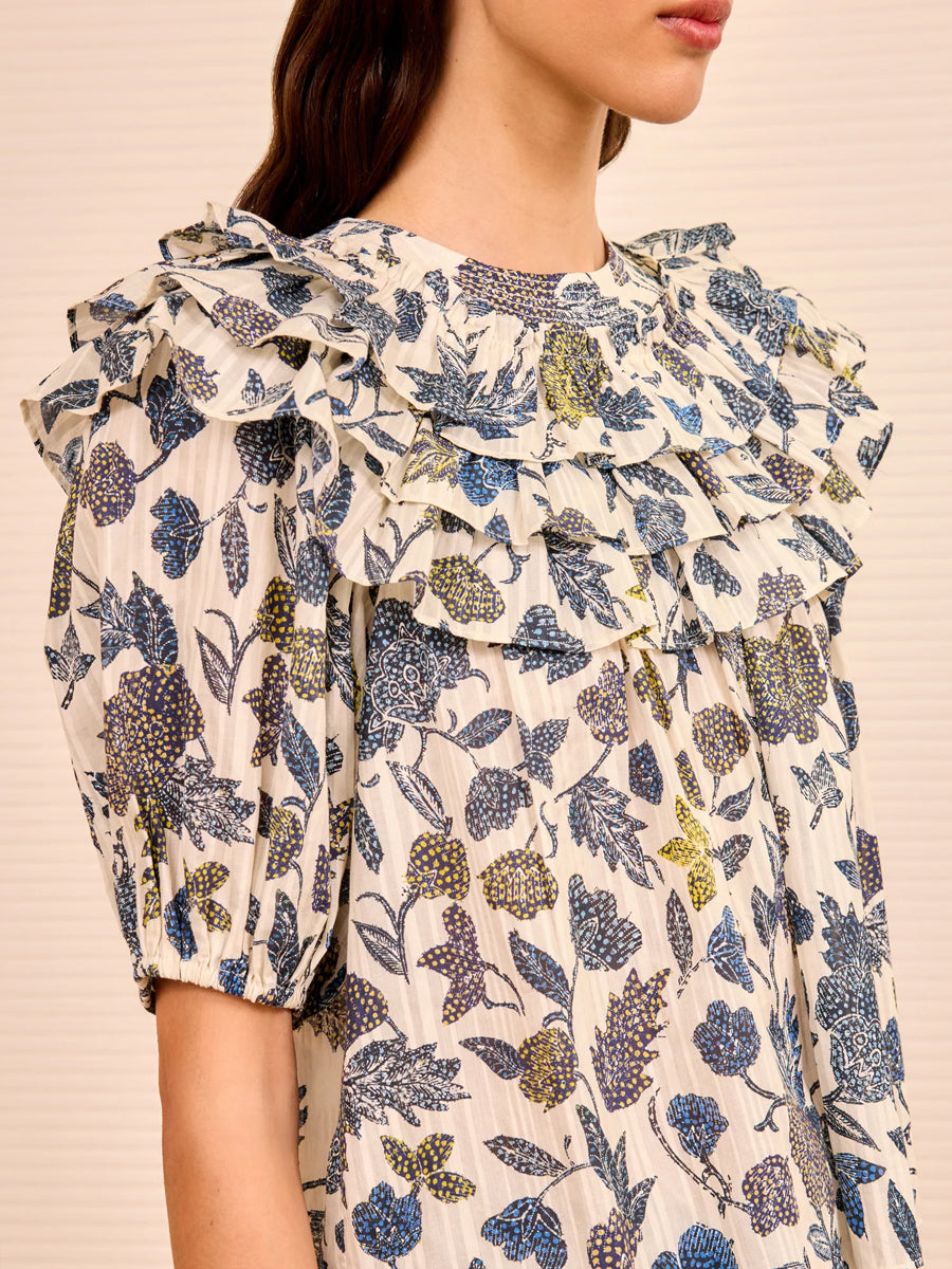 Mira Top in Porcelain