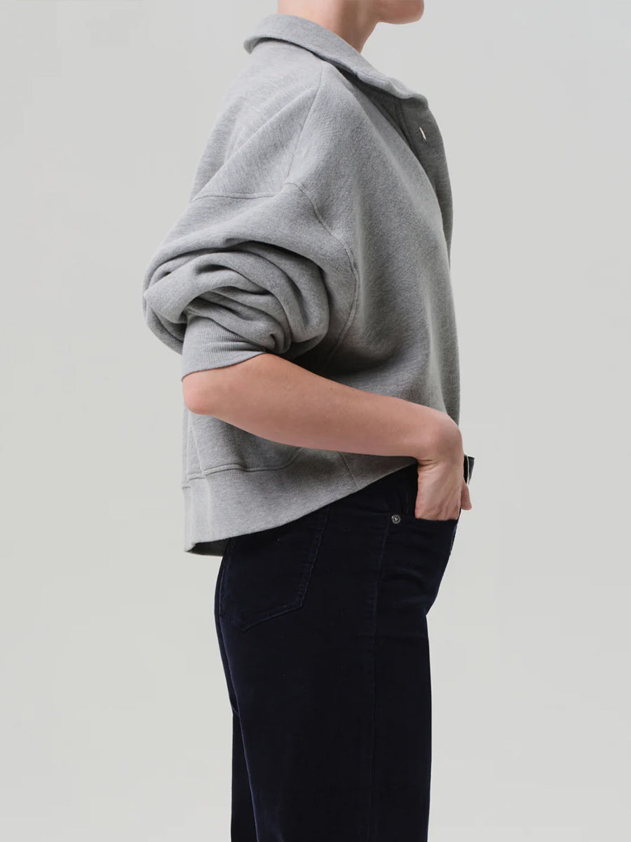 Citizens of Humanity Mirelle Funnel Neck in Heather Grey