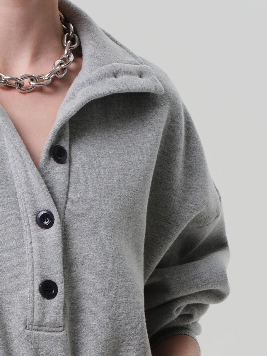 Citizens of Humanity Mirelle Funnel Neck in Heather Grey