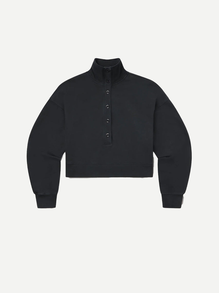 Mirelle Funnel Neck Sweatshirt in Charcoal