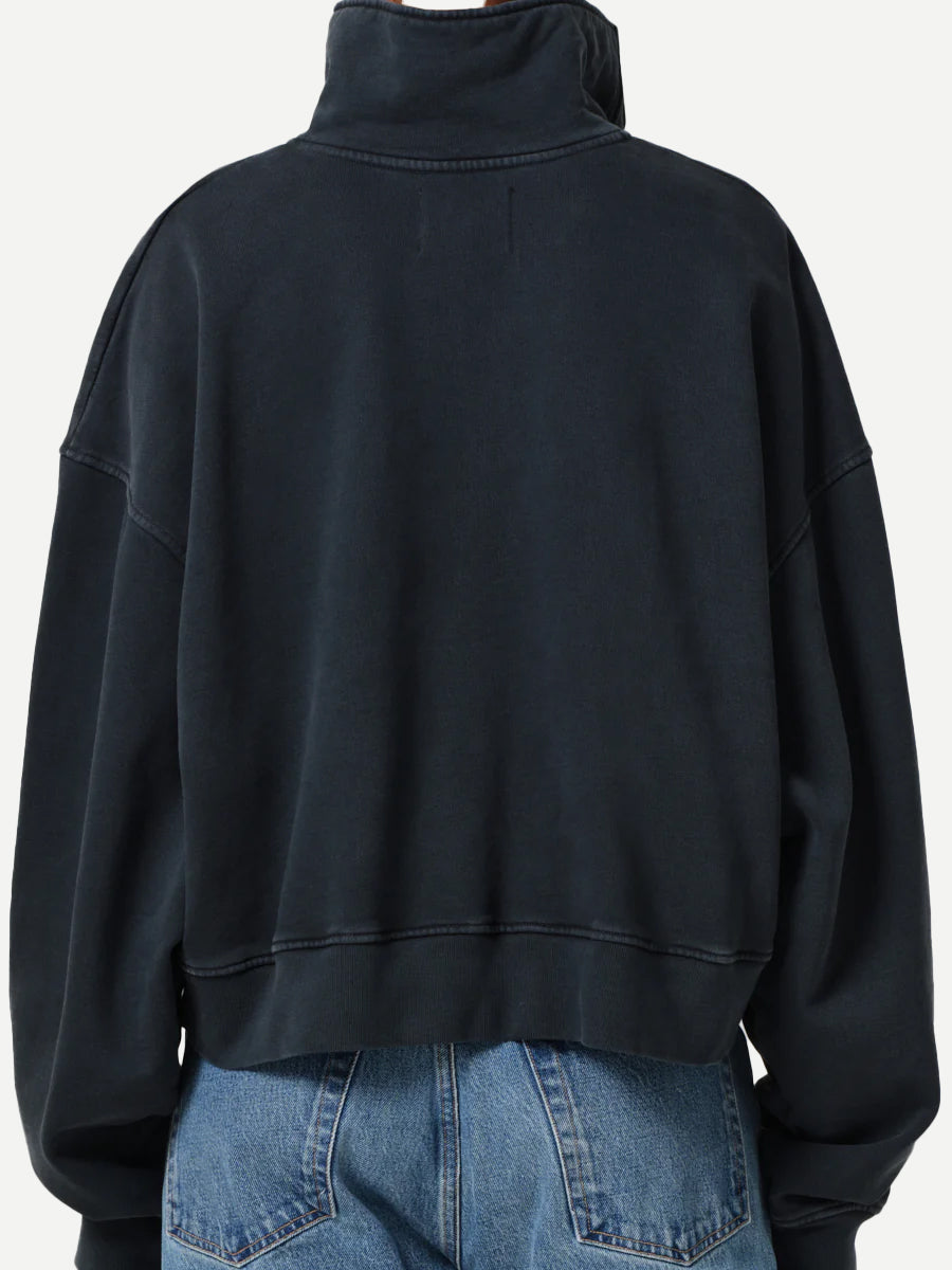 Mirelle Funnel Neck Sweatshirt in Charcoal