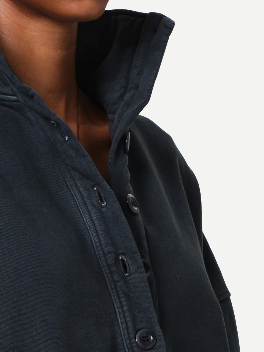 Mirelle Funnel Neck Sweatshirt in Charcoal