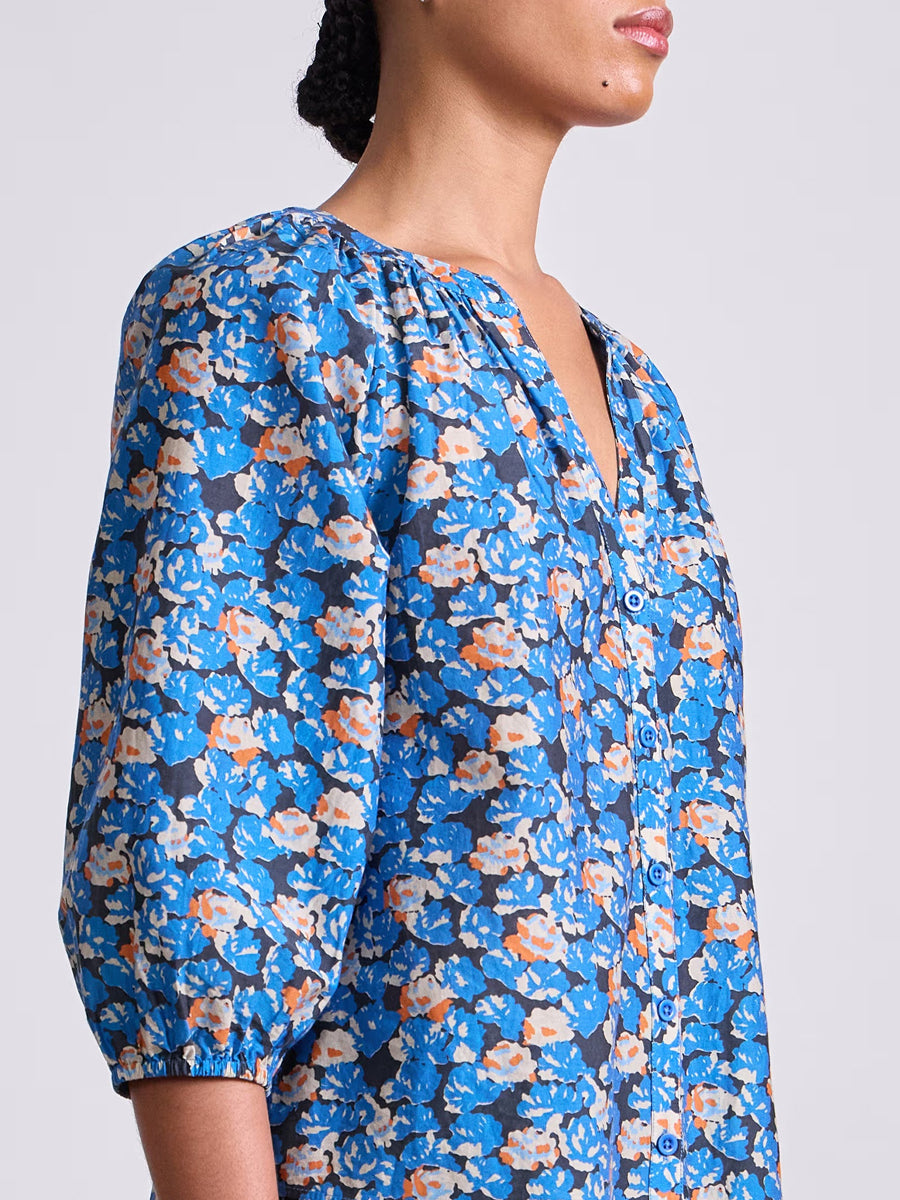 Mitte Top in Florette Blue