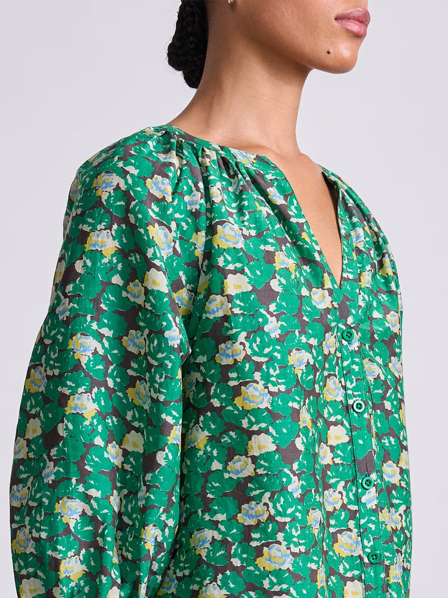 Mitte Top in Florette Emerald