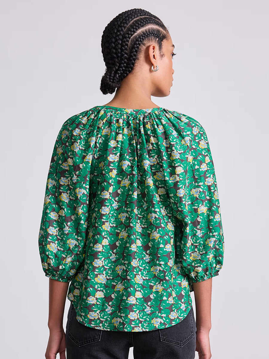Mitte Top in Florette Emerald